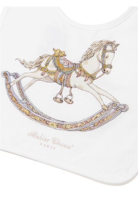 Bavaglino Atelier Choux ATELIER CHOUX | ACCESSORI | SATIN BIBROCKING HORSE